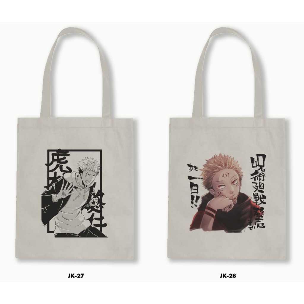 TOTE BAG BLACU - JUJUTSU KAISEN /ANIME/MANGA 02