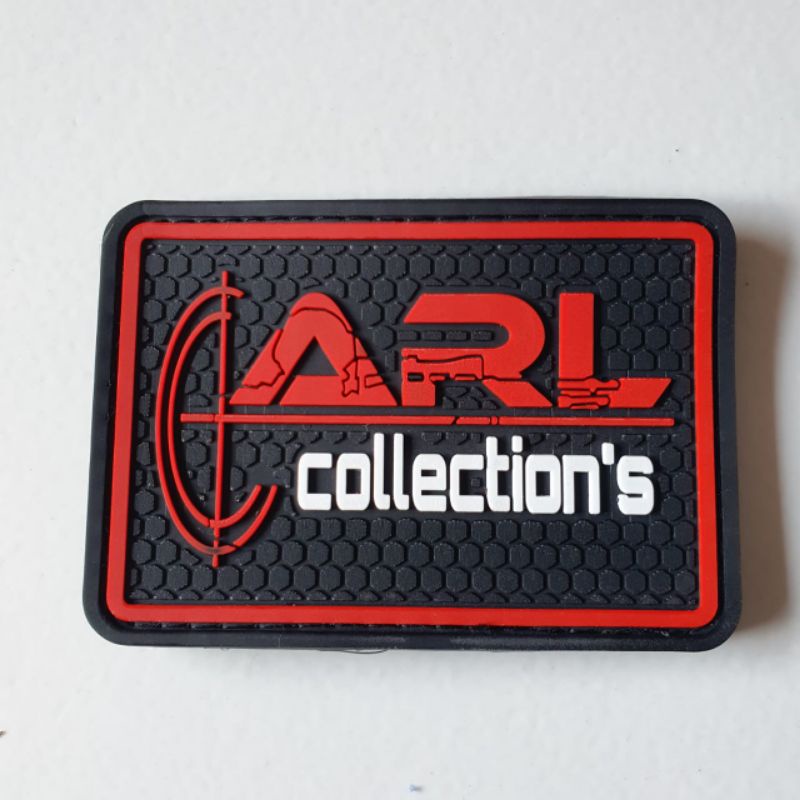 patch rubber logo ARL COLLECTIONS - rubber patch tactical - tempelan emblem karet velcro