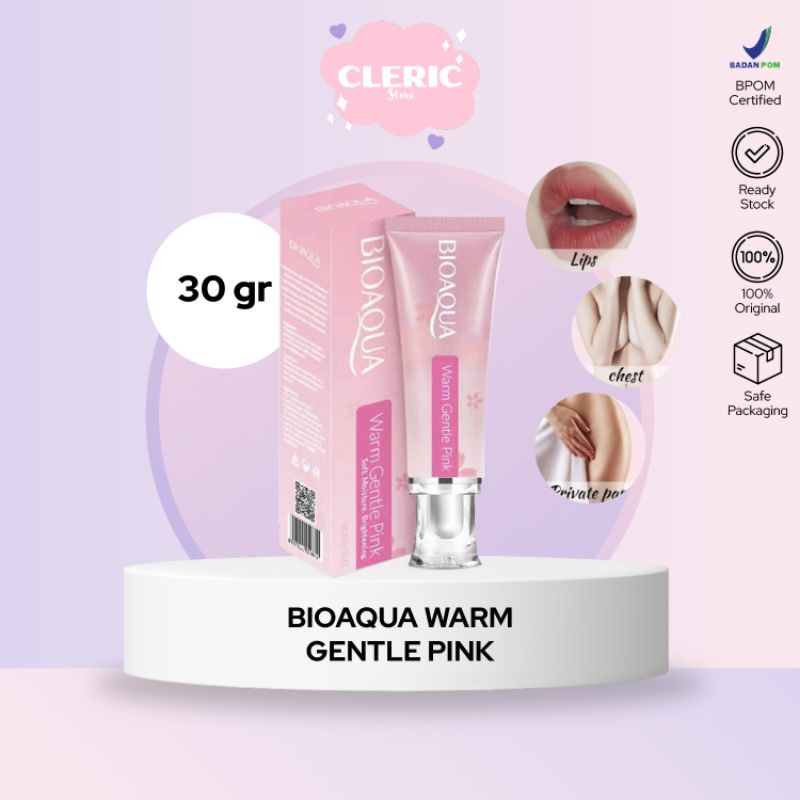 BIOAQUA NENHONG CREAM WARM GENTLE PINK PEMERAH BIBIR PUTING MISS V
