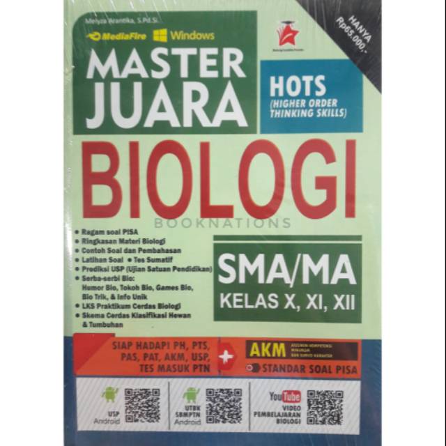 Buku Kumpulan Soal Sma Master Juara Biologi Kelas 10 11 12 X Xi Xii Shopee Indonesia