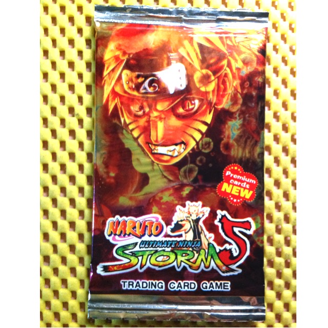 Naruto ninja ultimate storm 8 kartu koleksi hadiah mainan anak grosir terlaris gratis ongkir anime