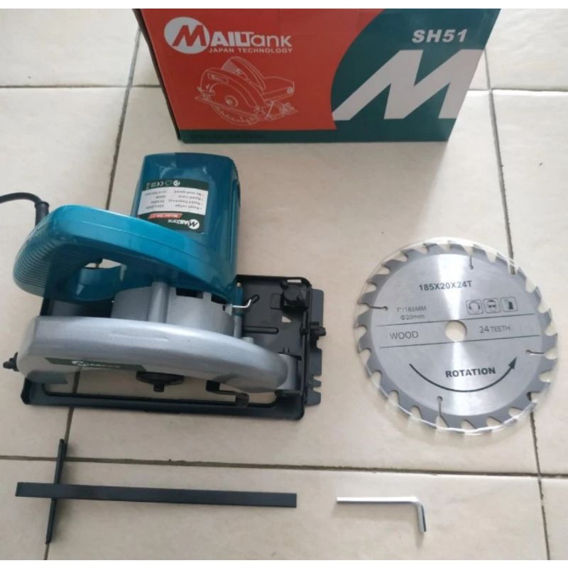 Mesin Gergaji Potong Kayu Serkel Sirkel Circle Circular Saw Mailtank