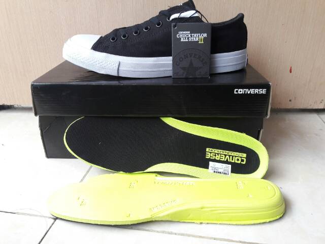 Sepatu Converse Allstar CT PRO LUNARLON BNIB IMPORT PREMIUM BLACK KETS SNEAKERS KADO PRIA WANITA