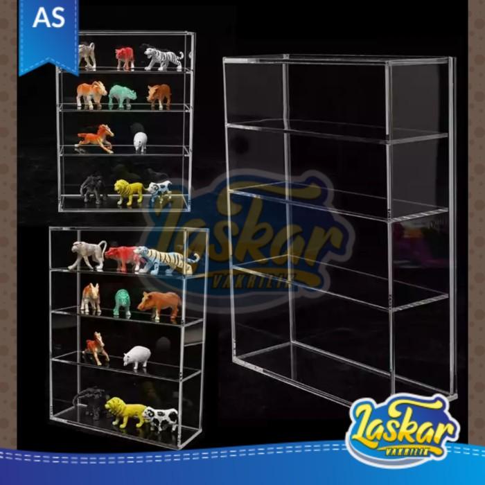 Ferna | Rak Acrylic Action Figure/Tempat Miniatur Mainan/Rak Hotwheels Acrylic