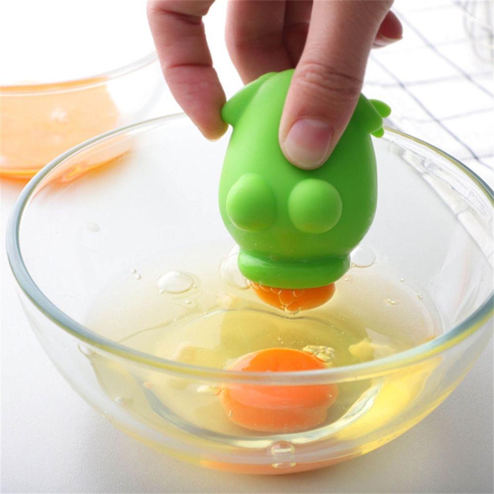 TOP Egg White Separator Cooking Creative Cooking Supplies Pig Frog Kitchen Gadget Saringan Telur Alat Pemisah Telur Ayam