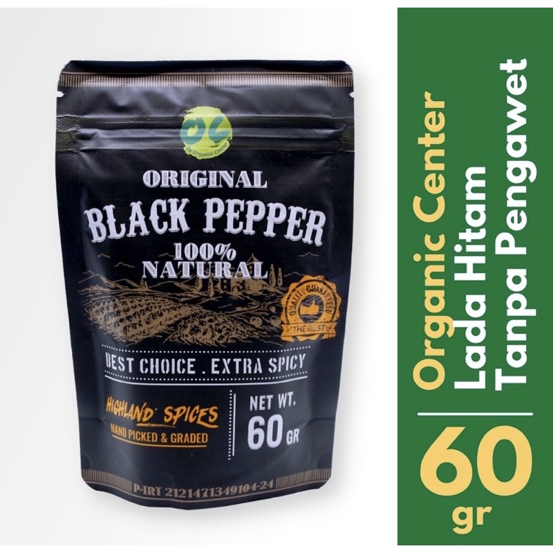 

Organic Center Blackpepper/Bubuk Lada Hitam Natural