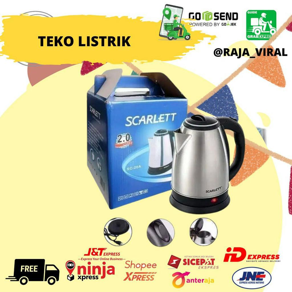 teko listrik 2liter - pemanas air 2 liter / teko listrik hotel
