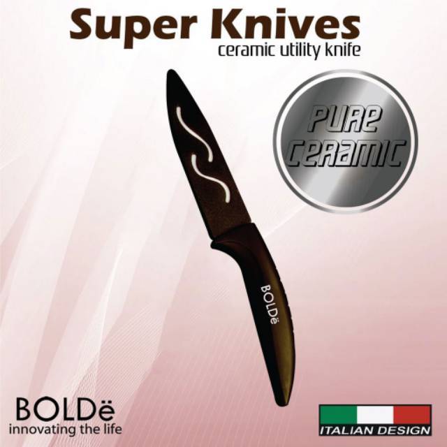 Pisau Dapur Super Knife BOLDe Ceramic Utility Cooking Piso Keramik