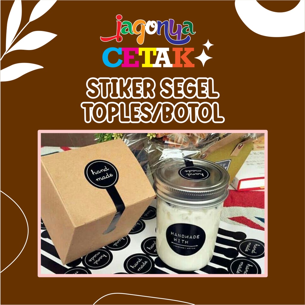 

Stiker Toples | Stiker Lidah | Stiker Segel Toples Kue Kering | Stiker Seal Jar