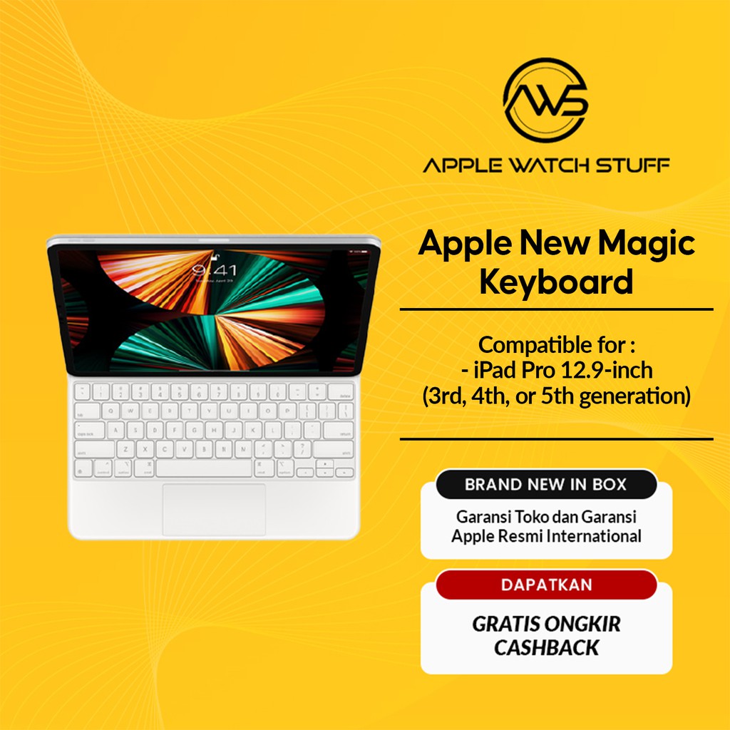 Apple Magic Keyboard for iPad Pro 12.9 inch 2018 & 2020