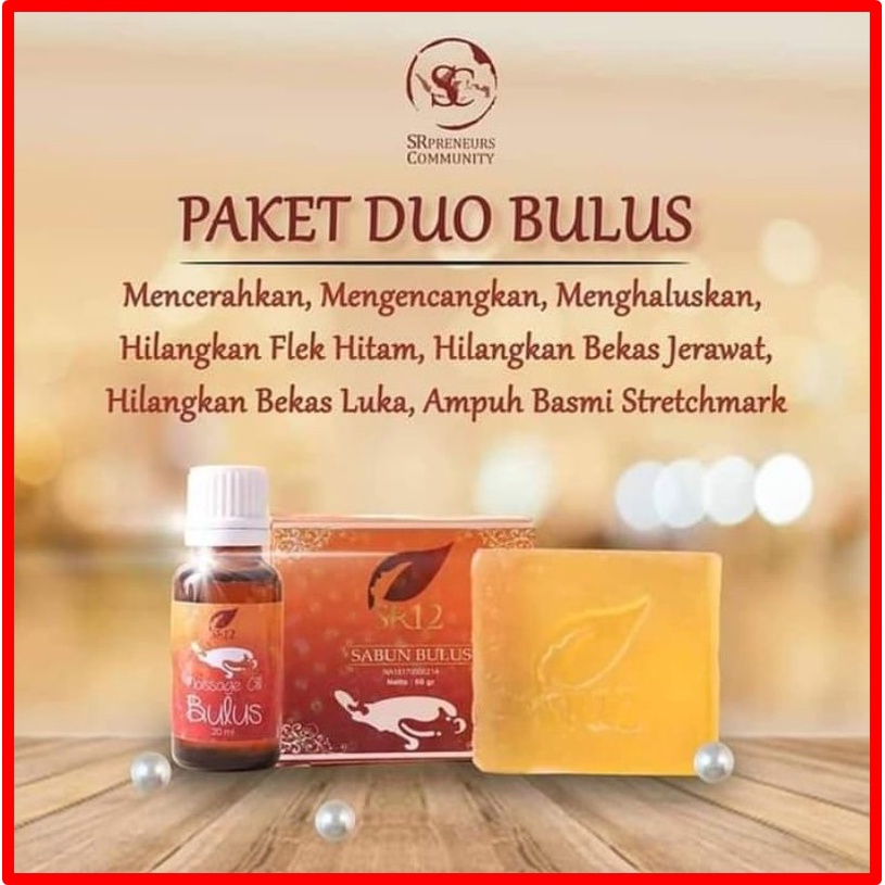 MINYAK BULUS ORIGINAL / MINYAK BULUS SR12 / MESSAGE OIL / BULUS SR12 SJ7