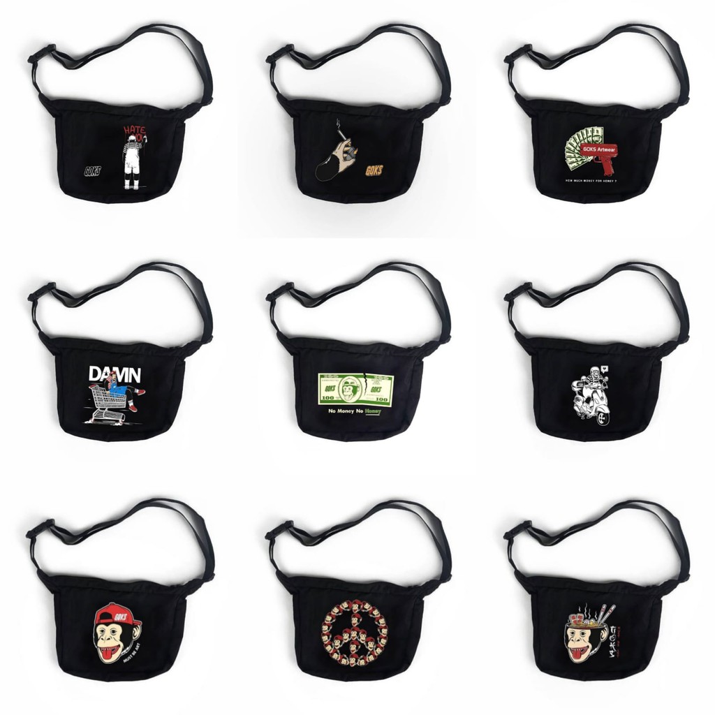 Slingbag Goks Artwear New Product ~ Tas Selempang Pria dan Wanita