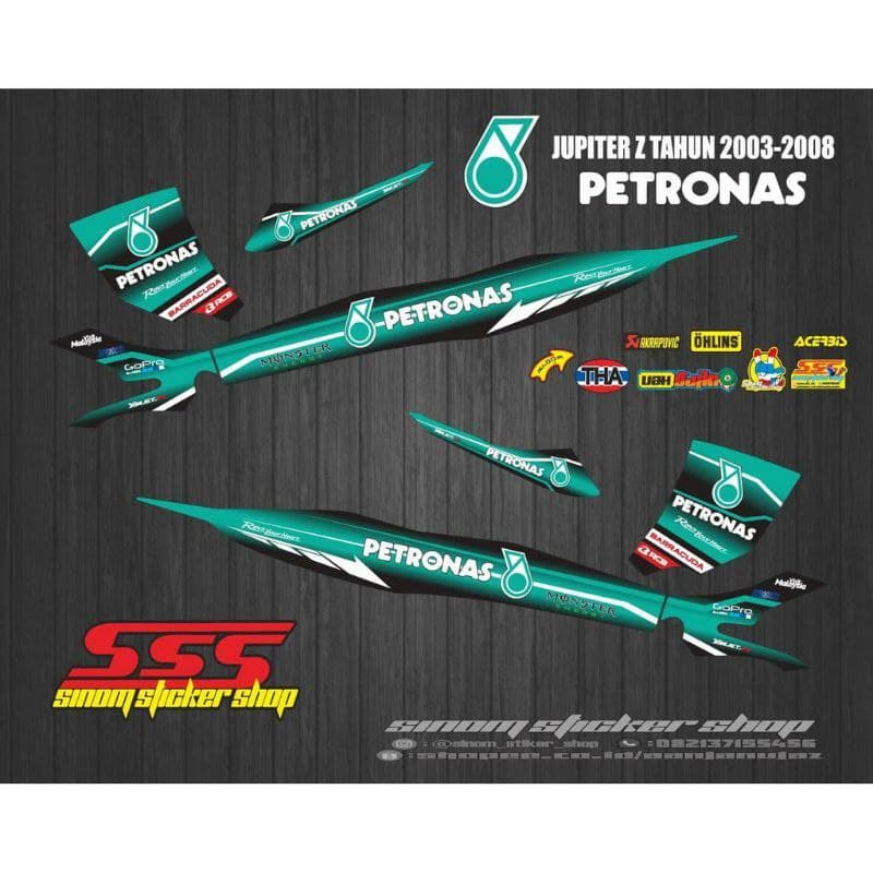 Striping Variasi Jupiter Z Burhan Motif Petronas