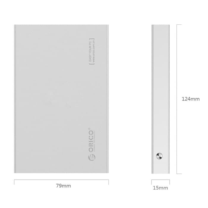 ORICO 2518S3 Sata 3 Aluminium 2.5inch Hard Drive Enclosure