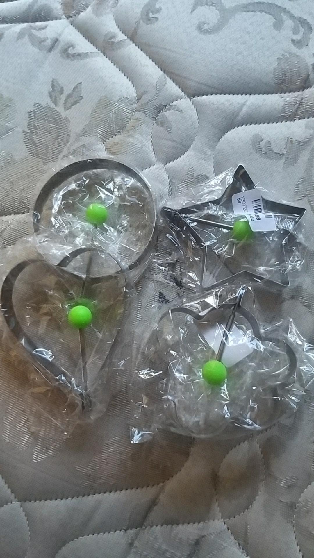 Cetakan Bahan Stainless Steel Bentuk Bunga/hati/bulat/bintang Untuk Telur Goreng/omelet