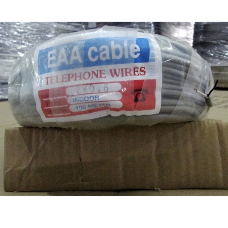 Kabel Telp isi 2  Audio Walet /murni tembaga / kabel walet /kabel tembaga/kabel telp/ kabel telp EAA