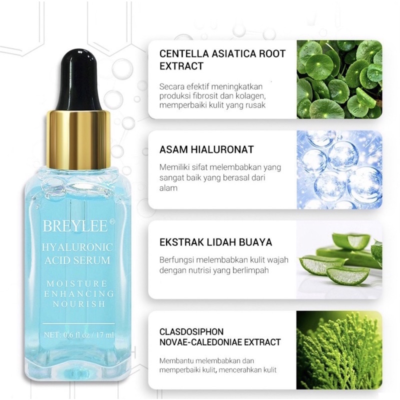 Breylee Rose Hidrating Serum/Retinol serum/Hyaluronic Acid/Soothing Serum