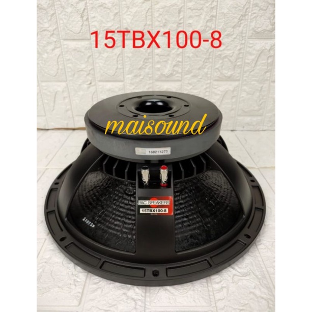 SPEAKER KOMPONEN B&C 15TBX100-8 15 INCH COMPONENT B&C 15TBX1008