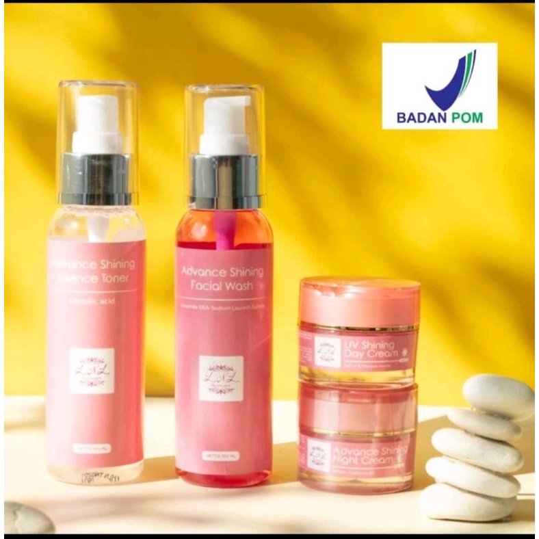 LNL SKINCARE | skincare BPOM | paket ADVANCE SHINING |