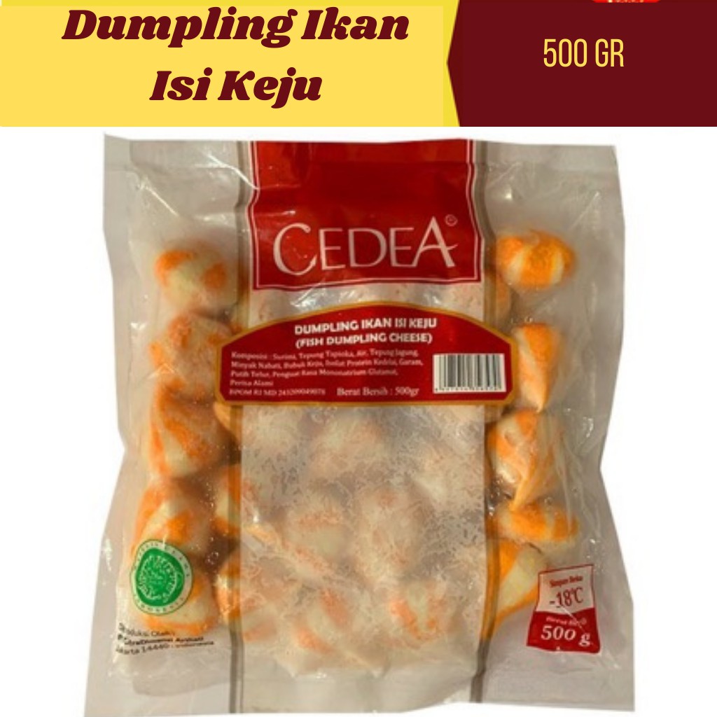 

Dumpling Keju Ikan CIDEA 500 gr/Dumpling Keju Enak Gurih CIDEA Murah