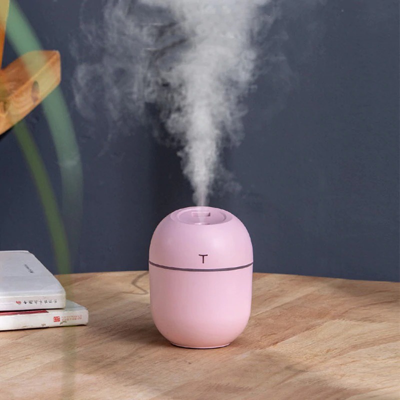 Humidifier Minimalis Aromatherapy Anti Berisik dengan Lampu LED 200ml