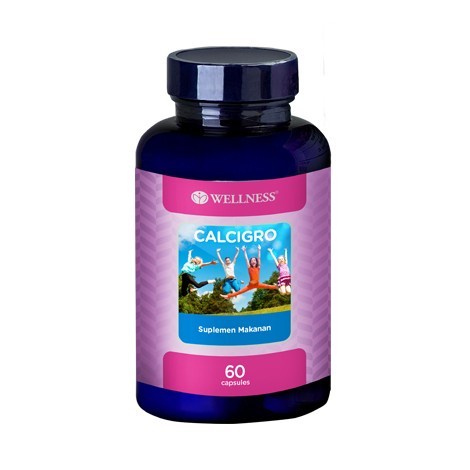 Wellness Calcigro Calcium Vitamin Tulang Anak Suplemen Tulang Anak Vit Anak -