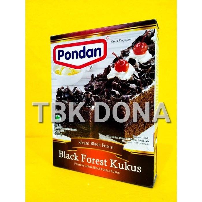

TERLARIS Pondan Black Forest Kukus 400gr