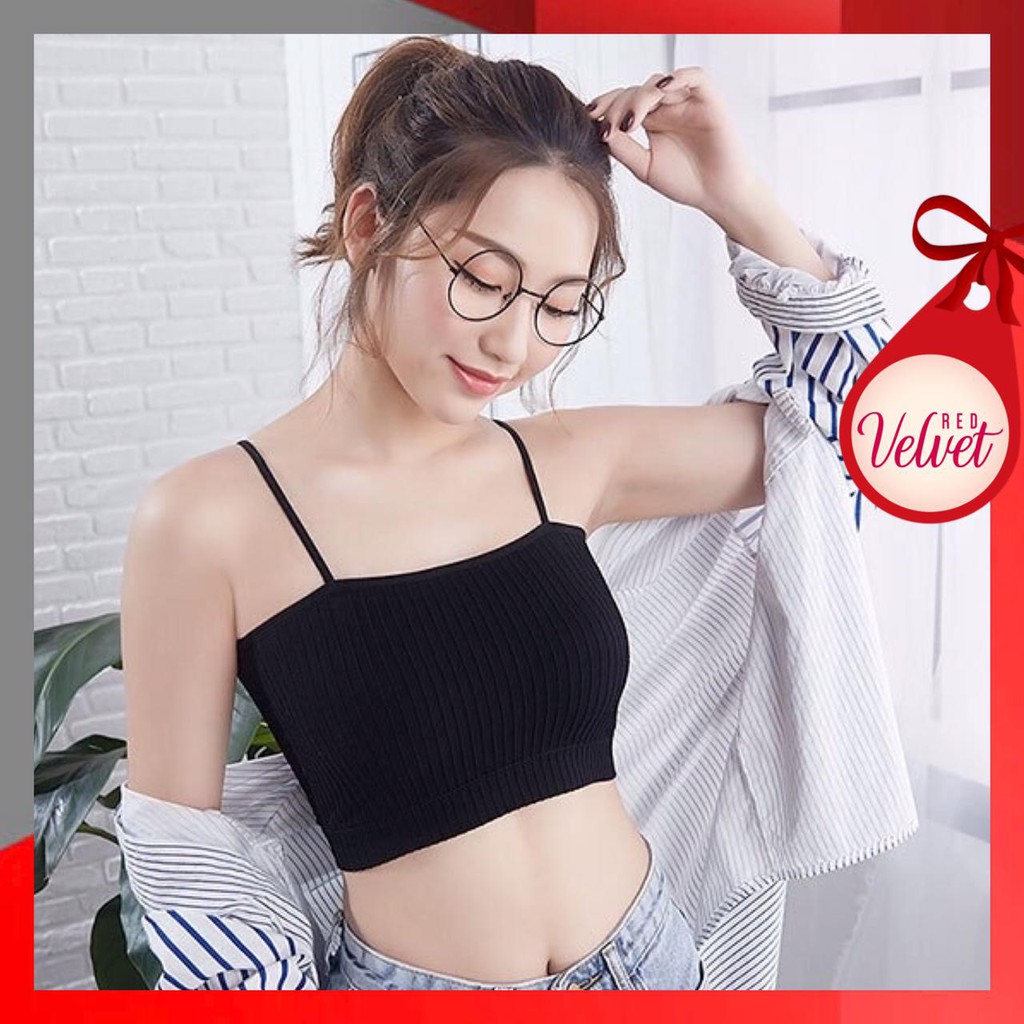 RV® Bra Cewe Kemben Seamless Pakain Dalam Wanita Crop Top Bralette 1012