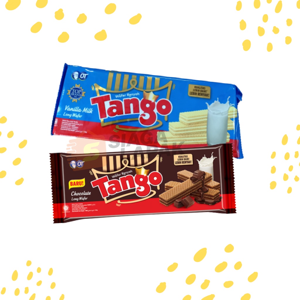 Wafer Tango Besar Rasa Vanilla Milk 130gr