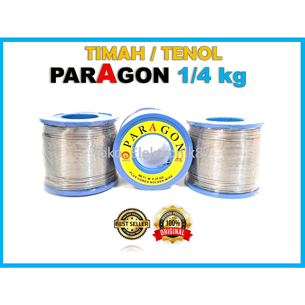 Timah Paragon 1/4 Kilogram Tenol Solder Timah Solder
