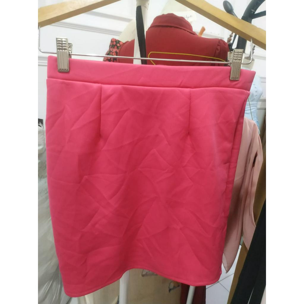 Vanesha Margaretta - 524# Rok Mini Scuba / mini skirt# rok mini/rok kerja/ fashion work