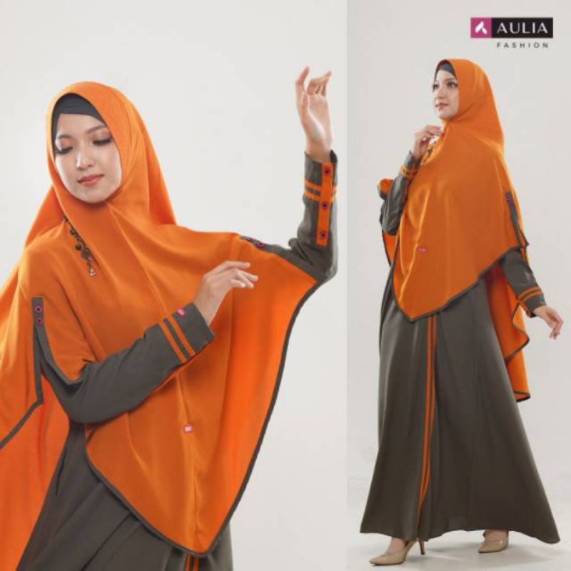 Fashion gamis Aulia ori syar'i syari cocok buat lebaran 2023, warna sangat menarik, favorit semua wa