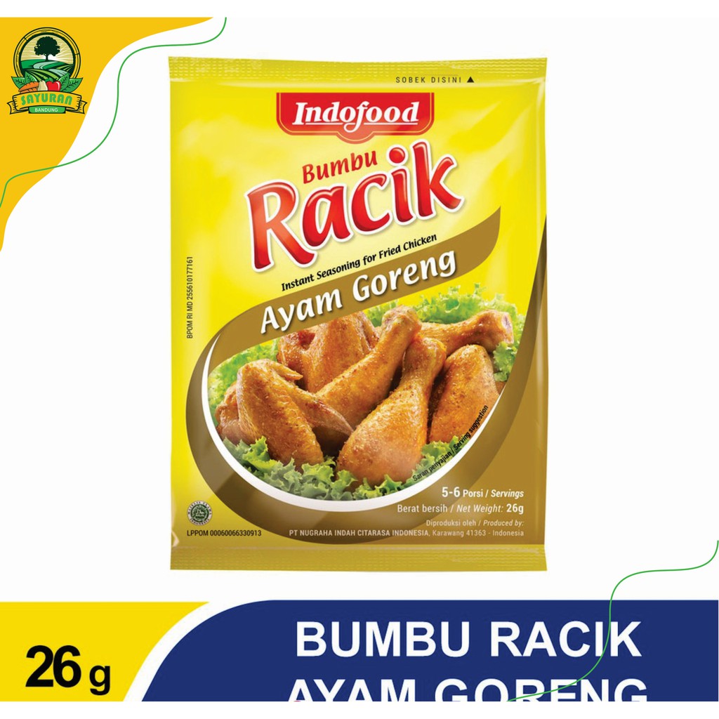 

Segar BUMBU RACIK AYAM GORENG 26GR