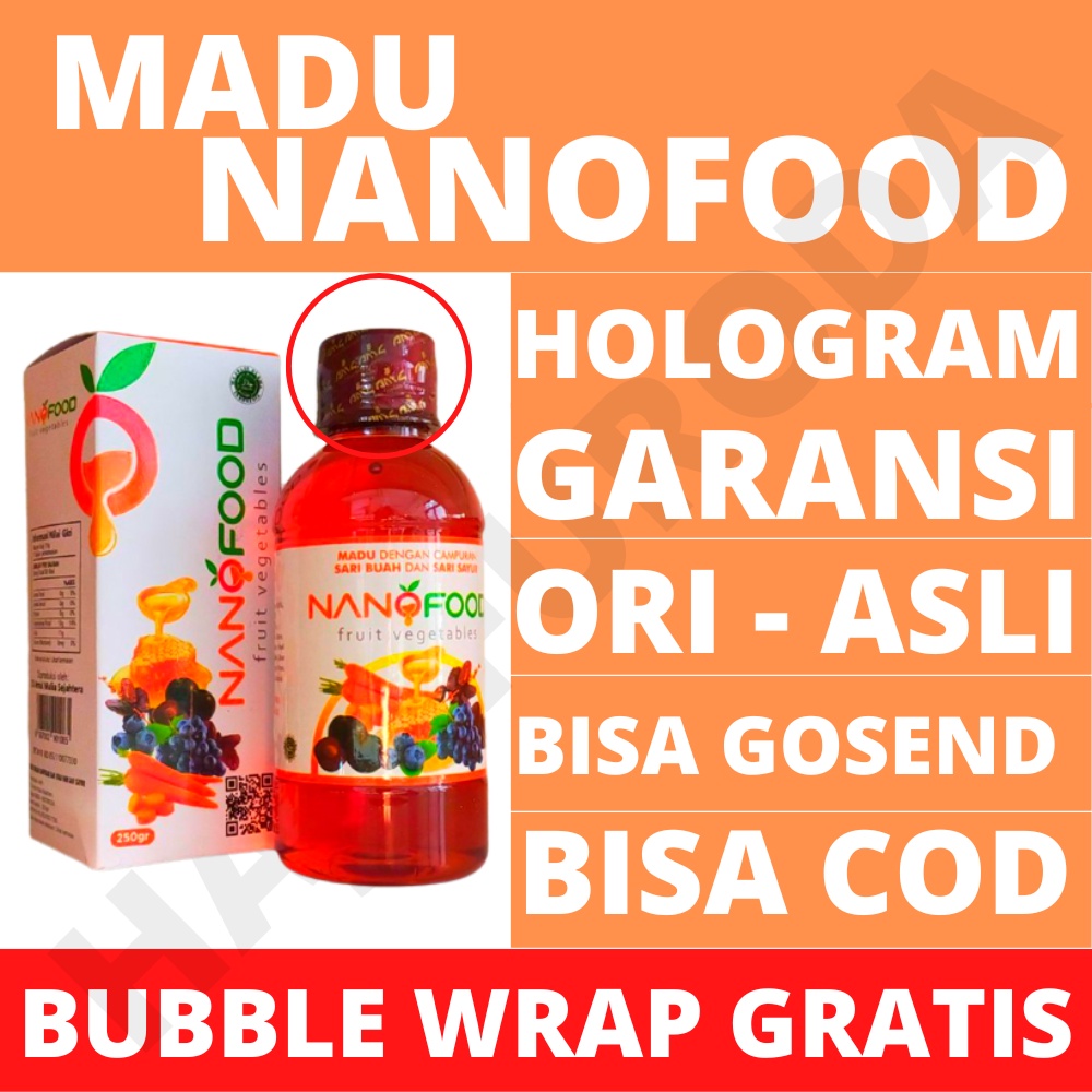 NANO FOOD KIDS MULTIVITAMIN DEWASA MADU NIKMAKA obat herbal nafsu makan kecerdasan otak anak Vitamin