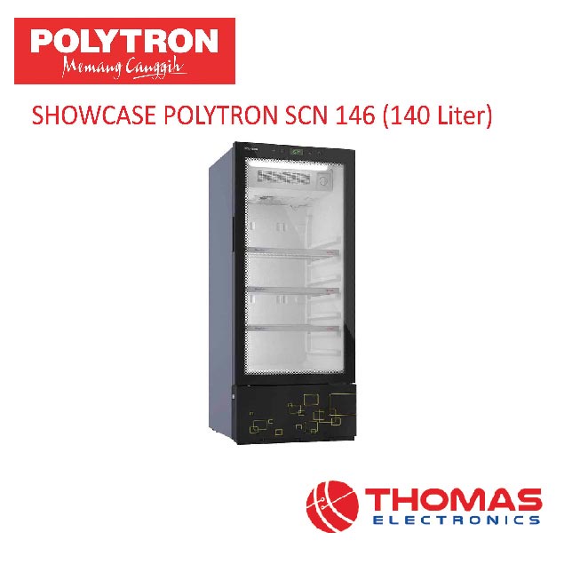 SHOWCASE POLYTRON SCN 146 (140 Liter) / POLYTRON SHOWCASE 140 LITER GARANSI RESMI