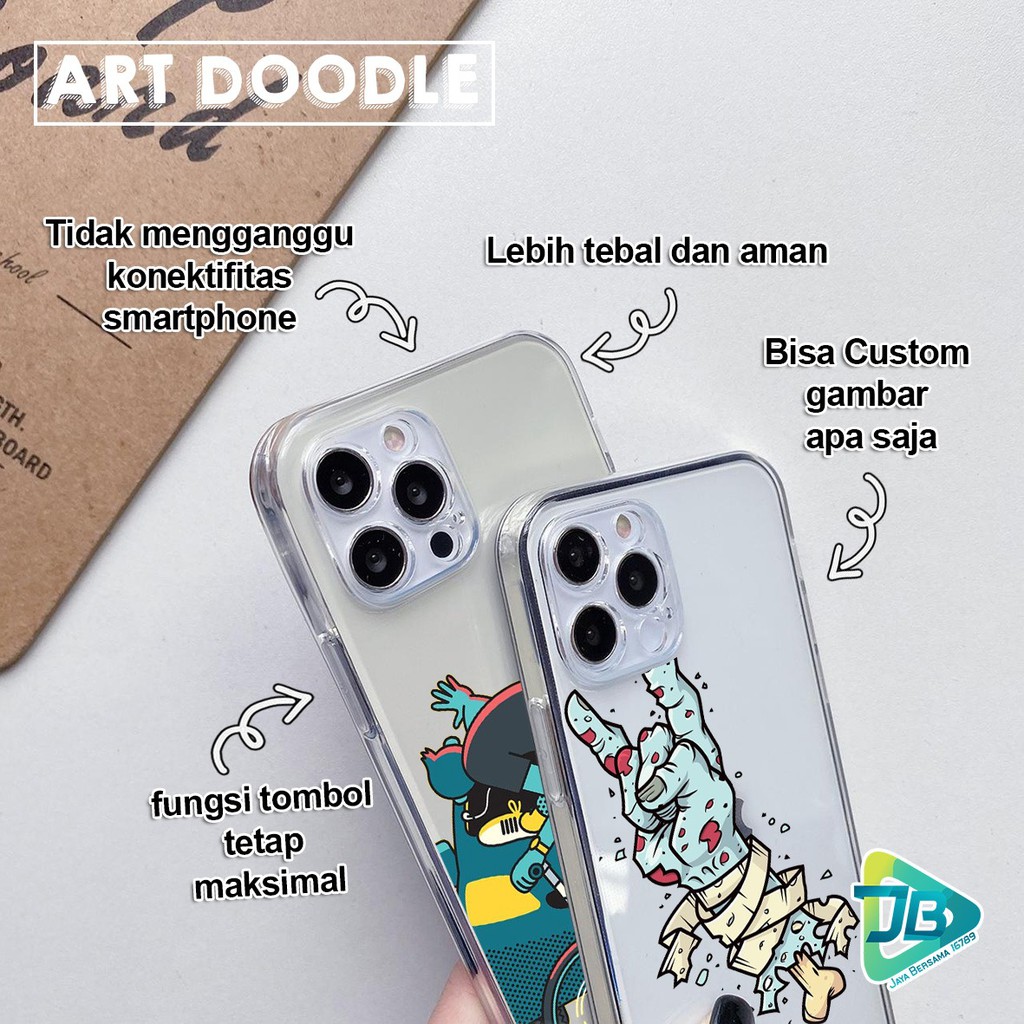 SOFTCASE BENING ART DOODLE VIVO Y12 Y15 Y17 Y11 Y19 U3 Y20 Y20S Y12S Y50 Y30 Y51 Y91 Y93 Y95 JB4278