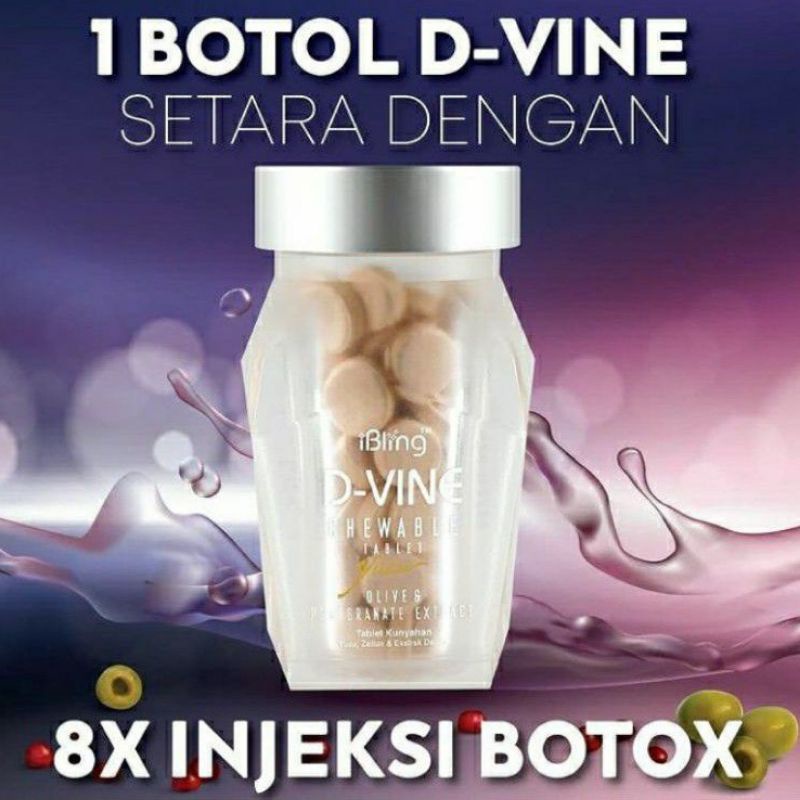 D vine Collagen Asli Original 100% Ori Barcode Official Ecer 10-40 tablet