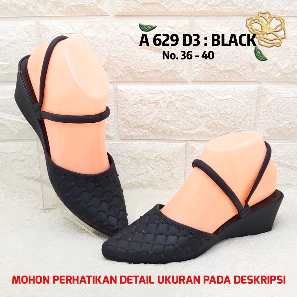 SENDAL BALANCE A629 D3 ORIGINAL WEDGES 5 Cm SLOP TALI JELLY IMPORT LENTUR DISKON PROMO MURAH