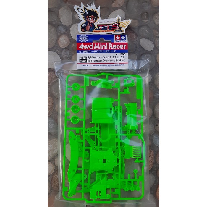95476 Tamiya FM-A Fluorescent Color Chassis Set (Green)