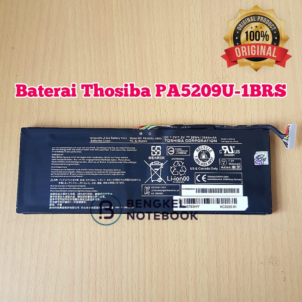 Baterai Toshiba PA5209U-1BRS Toshiba Satellite L15W-B1302 Satellite Radius 11 L15W-B1302