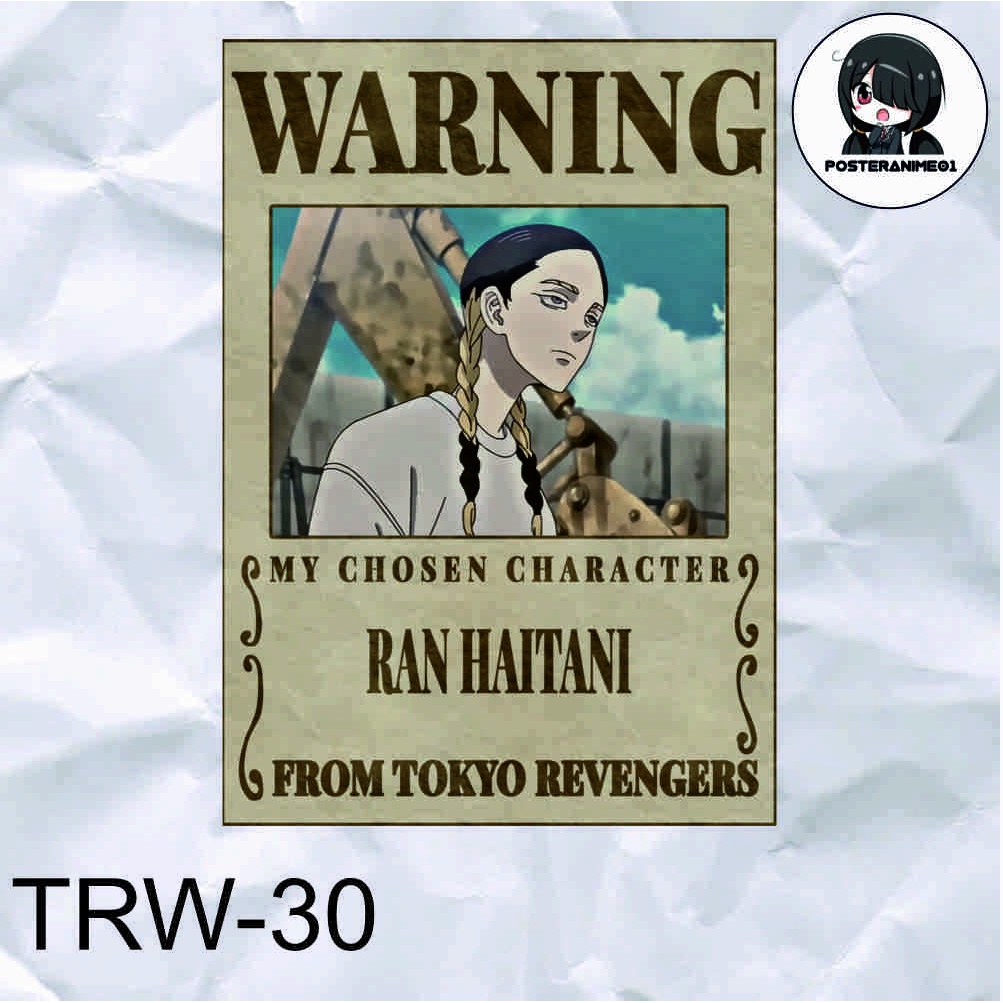 Poster Anime Tokyo Revengers | Poster Anime Tokyo Revengers Warning Aesthetic | DRAKEN | MIKEY | TERLENGKAP-30.RAN