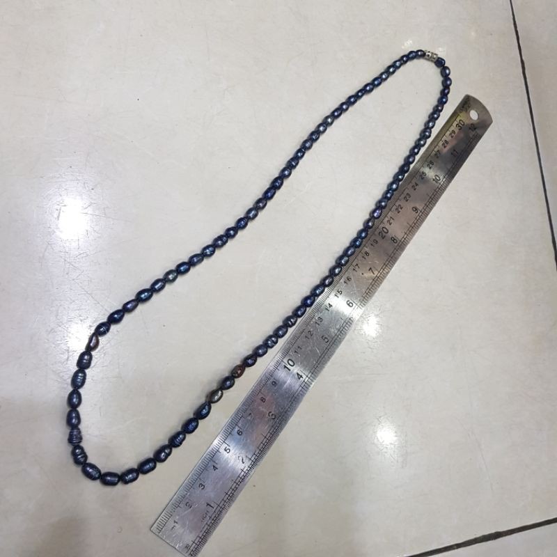 Kalung Mutiara Hitam Asli Original