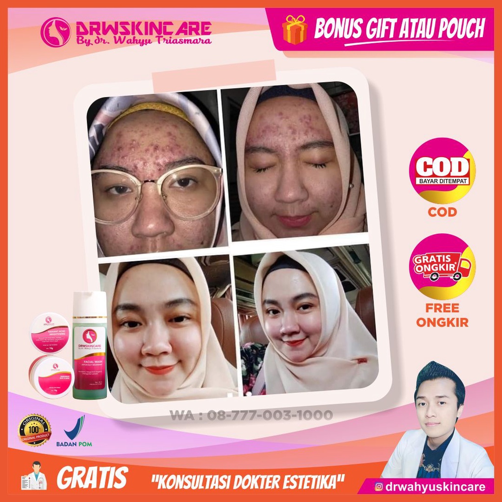 Drw Skincare Original Paket Acne / Paket Acne Whitening