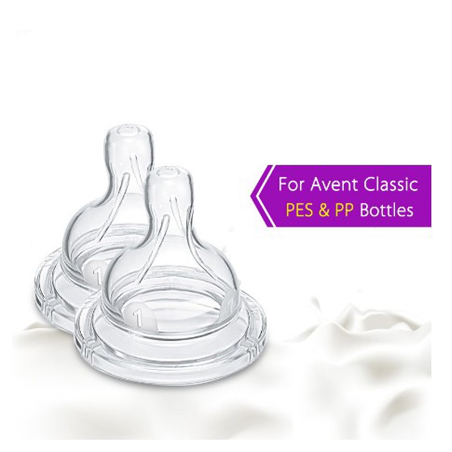 COD✨1 Pcs Dot Bayi Anak silikon Tidak Berbahaya Dot Klasik Penggantian Puting Lebar Untuk Botol Susu Classic Bebas BPA - SD