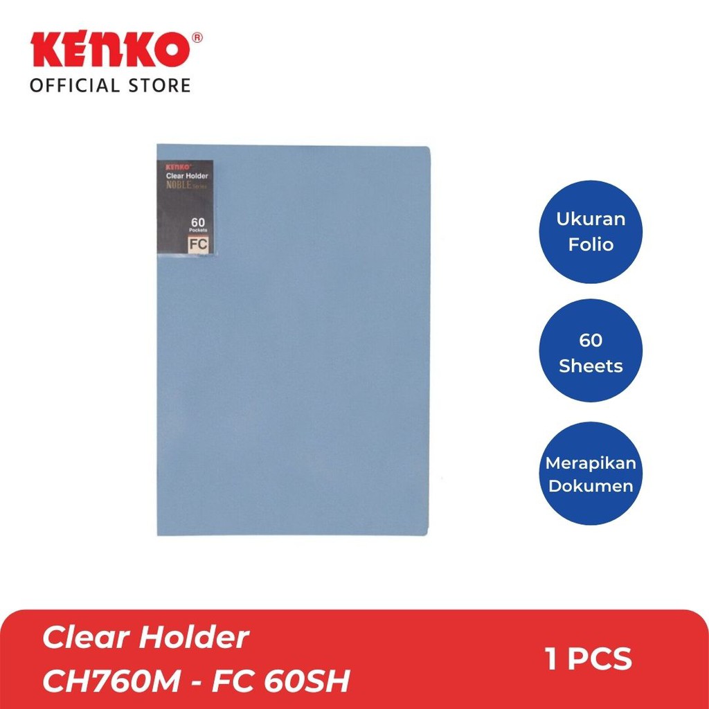 

KENKO CLEAR HOLDER / Map File Bening CH760M - FC 60SH Metallic Color