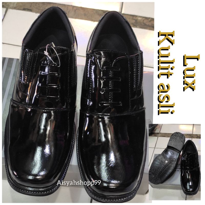 SEPATU PDH EXLUSIV AR, 0225 KULIT ASLI LUX