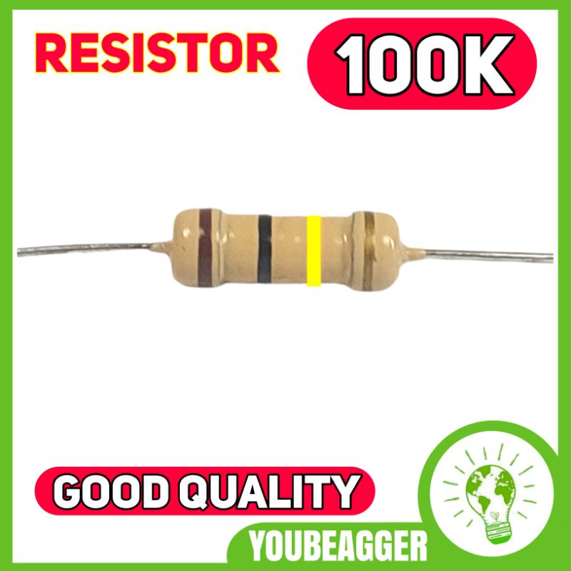 Resistor 100K ohm 1/2 watt