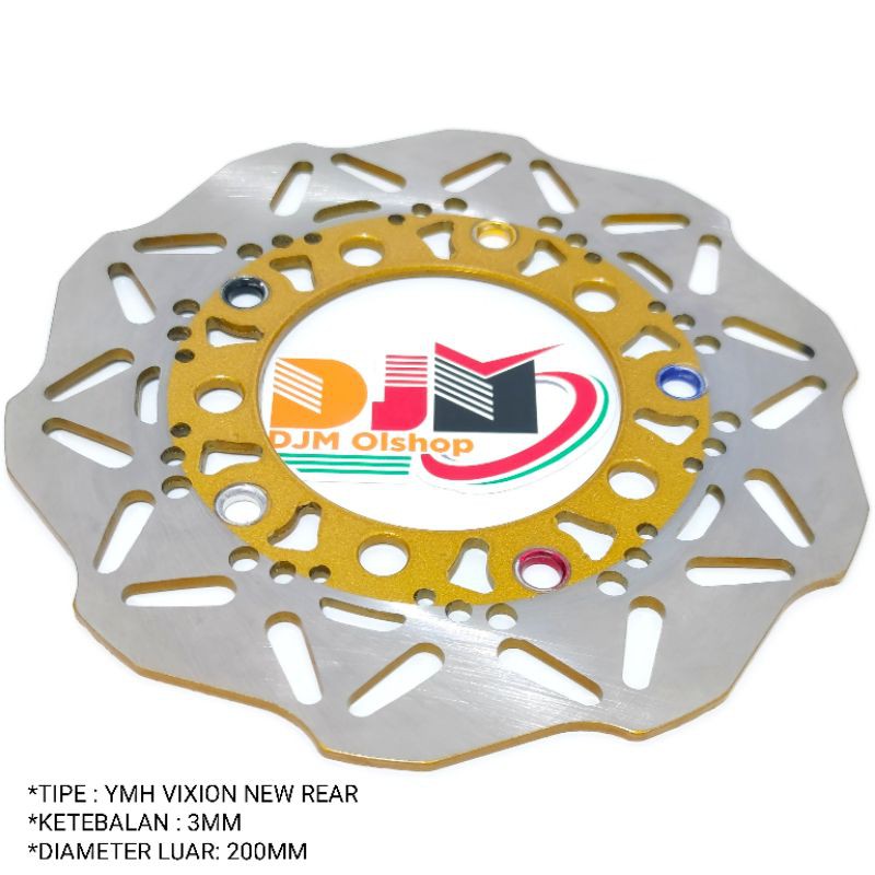 Piringan Disc Cakram Belakang Variasi Vixion New,  Mx King HYP