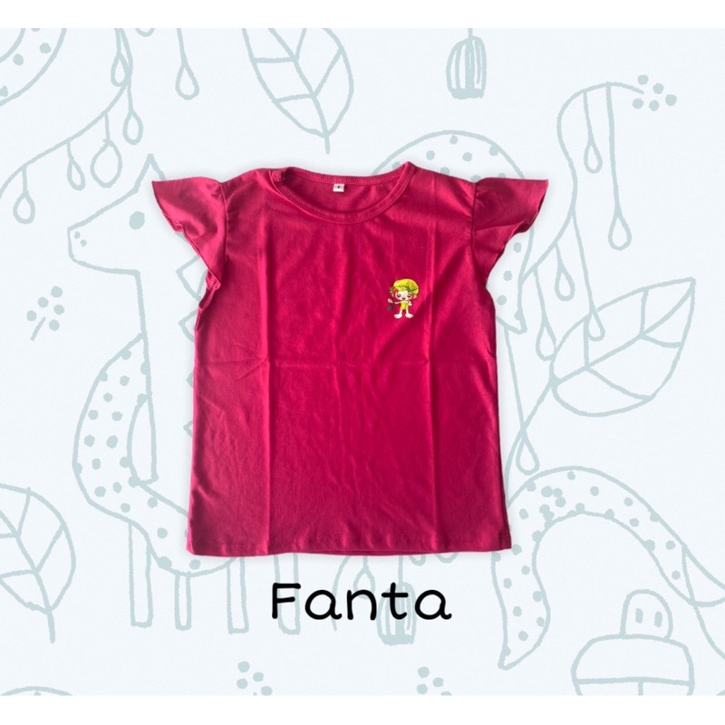 KAOS ANAK PEREMPUAN RUFFLE TEE CALLYSTA 2-10 TH / KAOS ANAK PEREMPUAN / ATASAN LENGAN PENDEK ANAK