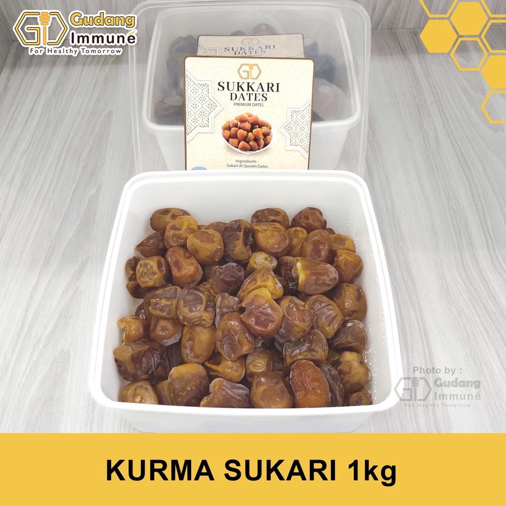 

Kurma Sukari Al Qassim Qasim 1kg Kurma Raja - Gudang Immune